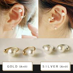 �C���[�J�t �C�������O �S�[���h �p�[�� �召 2�Z�b�g �V���v�� �S�[���h �Ў��p �t�F�C�N�s�A�X �v�`�v�� �C���[�N���b�v �C���J�t �J