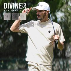 �yDIVINER GOLF�z �S���t�E�F�A �����Y ���� ���b�N�l�b�N �V���c �T�C�h���C�� �S���t�V���c �����V���c �t�F�C�N�X�E�F�[�h �n�C�l�b�N