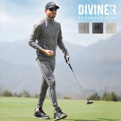 �yDIVINER GOLF�z �S���t�E�F�A �����Y �Z�b�g�A�b�v �X�^���h�W���P�b�g �S���t �㉺�Z�b�g �t�F�C�N�X�G�[�h �W���K�[�p���c �X�E�F�b