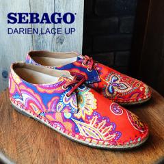 50OFFysǁzSEBAGO ZoS DARIEN LACE UP _G[XAbv PERSIA PRINT yVvg C Xj[J[ V[Y