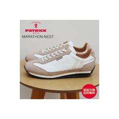 PATRICK �p�g���b�N MARATHON-NEST �}���\���E�l�X�g WH/BG �z���C�g/�x�[�W�� �ԕi������������