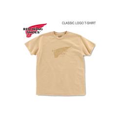 RED WING bhEBO Classic Logo T-shirt NVbN STVc CREAM N[ MADE IN USA AJW