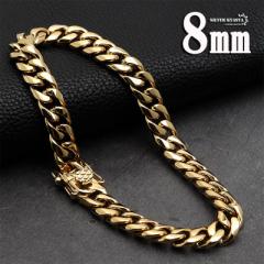 316L S[h `F[uXbg 18k gp  uXbg 약`F[ Bn HIPHOP }CA~L[o`F[ 8mm IPbL F