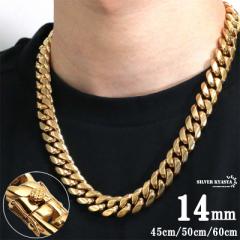 316L  14mm YlbNX 18k gp  S[h  약`F[ Bn HIPHOP }CA~L[oN 약lbNX 50cm 60cm