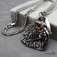 タタキ　ネックレス　メタル TADY&KING タディアンドキング 石付き シルバー 8本彫り たたきメタル