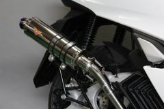 HMS ホンダ ディオ110/タラニス110 (JF31) バイクマフラー R300 アップ 