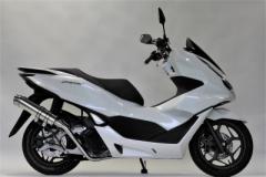 HMSホンダ PCX160 (2BK-KF47)ステンレスマフラーR300 HMS ホンダ PCX160 (2BK-KF47) バイクマフラー R300 アップタイプ SUS