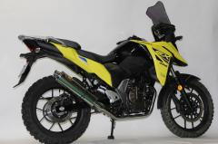HMS ホンダ FTR223 (BA-MC34/JBK-MC34) バイクマフラー 100φ砲弾