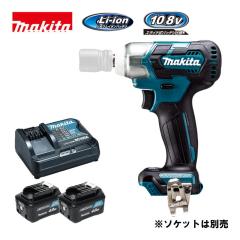 �}�L�^(makita) TW161DSMX �[�d���C���p�N�g�����` 10.8V  4Ah �Z�b�g�i(�{�́EBL1040B�~2�E�[�d��) (�p�h���C�u12.7mm) �R�[�h���X