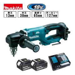 �}�L�^(makita) DA450DRGX �[�d���A���O���h���� 18V 6Ah �Z�b�g�i(�{�́EBL1860B�~2�E�[�d��) �R�[�h���X
