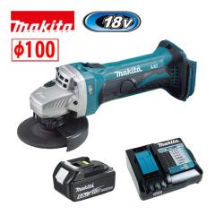 �}�L�^(makita) GA402DRG 100mm�[�d���O���C���_ 18V 6Ah �Z�b�g�i(�{�́EBL1860B�E�[�d��) (�X���C�h�X�C�b�`) �R�[�h���X