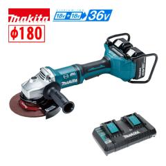 �}�L�^(makita) GA700DPG2 180mm�[�d���O���C���_ 36V(18V�~2�{�g�p) �Z�b�g�i(�{�́EBL1860B�~2�E2���[�d��) (�p�h���X�C�b�`) �R�[�h