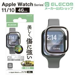 �y�݌ɏ����E���������I�z �G���R�� Apple Watch �p 46mm �t���J�o�[ �K���X�t�B���� ������ �w��h�~ �\�t�c�[���t ��AW-25AFLGGR