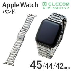 �y�݌ɏ����E���������I�z �G���R�� Apple Watch 44mm 42mm �o���h �v���~�A���X�e�����X �V���o�[��AW-44BDSS3SV