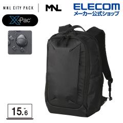 �G���R�� �o�b�N�p�b�N 15.6inch 21L MNL CITY PACK X-Pac ���b�g �� �����b�N �o�b�O �r�W�l�X PC���[ 21L �u���b�N��BM-MNLBP03BK