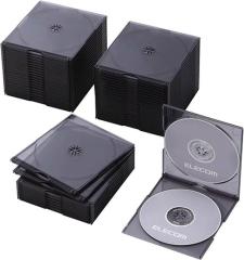 �G���R�� �����x������Blu-ray DVD CD�P�[�X�i�X���� 2�����[�j �N���A�u���b�N 50�p�b�N��CCD-JSCSW50CBK