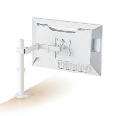 ACCURTEK 大型 モニターアーム シングル 24~57インチ (2~27kg対応/湾曲