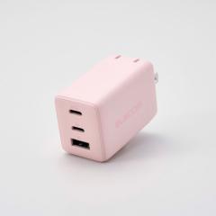 �G���R�� �m�[�gPC �p AC�A�_�v�^�[ USB Power Delivery 67W AC�[�d�� Type-C�~2 USB-A�~1 �X�C���O�v���O �s���N��EC-AC10367PN