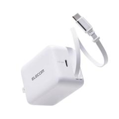 �G���R�� ������莮 AC�[�d�� TypeC �P�[�u����� �p���[�f���o���[ 45W 64cm �}���[�d �z���C�g��EC-AC12945WH