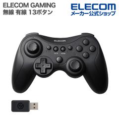 �G���R�� �Q�[���p�b�h ELECOM GAMING �X�^���_�[�h GP40X ���� �L�� 13�{�^�� Xbox�n�z�u  �[�d��  �u���b�N��JC-GP40XBK