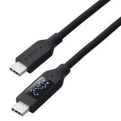 Type-C �P�[�u�� �d�̓f�B�X�v���C�t�� �Ȃ߂炩 C-C �V���R�� USB Power Delivery�Ή� �ő�240W 1.0m �u���b�N ��MPA-CCECW10BK