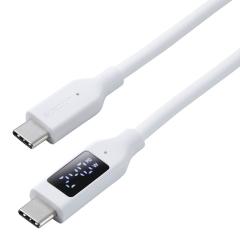 Type-C �P�[�u�� �d�̓f�B�X�v���C�t�� �Ȃ߂炩 C-C �V���R�� USB Power Delivery�Ή� �ő�240W 1.0m �z���C�g ��MPA-CCECW10WH