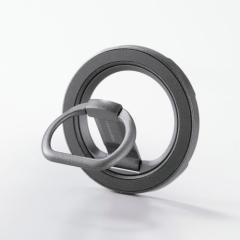 �G���R�� MagSafe�Ή� �}�O�l�b�g�X�}�z�����O 360�x��] �����O�X�^���h �O���[��P-STRMKZEROGY