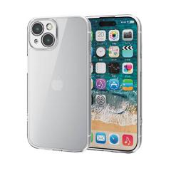 �G���R�� iPhone 15 �p �n�C�u���b�h�P�[�X �J�o�[ �Ɍ��ی� �N���A��PM-A23AHVCKKCR