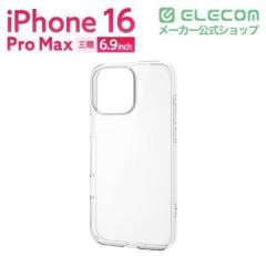 �G���R�� iPhone 16 Pro Max �P�[�X �n�C�u���b�h �Ռ��z�� �J���������Y�ی�݌v �X�g���b�v�z�[���t �d�x5H �N���A��PM-A24DHVCKCR