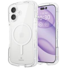�G���R�� iPhone 17 �P�[�X �n�C�u���b�h �J�o�[ �Ռ��z�� MAGKEEP ���͑������C�����X�[�d�Ή� �X�g���b�v�z�[���V�[�g�t ���ϖh�~ Grip