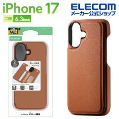 �y�݌ɏ����E���������I�z �G���R�� iPhone 17 �p �w�ʃt���b�v�P�[�X iPhone17 �w�ʃt���b�v �P�[�X �J�o�[ �L������ ��PM-A25APLORFCA