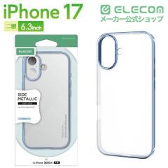 �G���R�� iPhone 17 �P�[�X �\�t�g ���^ ���C�z���Ή����^���X�e�b�J�[�t ���^���b�N�f�U�C�� �u���[��PM-A25AUCTMBU