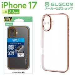 �y�݌ɏ����E���������I�z �G���R�� iPhone 17 �p �\�t�g�P�[�X �Ɍ� ���^���b�N ���^���X�e�b�J�[�t iPhone17 �\�t�g �P�[�X �J�o�[ ��