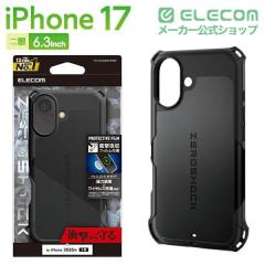 �G���R�� iPhone 17 �P�[�X �n�C�u���b�h �Ռ��z�� MAGKEEP ���͋z�����C�����X�[�d�Ή� �X�g���b�v�z�[���t �t�B�����t ZEROSHOCK �u��