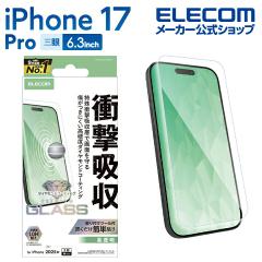 �y�݌ɏ����E���������I�z �G���R�� iPhone 17 Pro �p �K���X�t�B���� SHOCKPROOF ������ �_�C�������h�R�[�g iPhone17 Pro �K���X �t�� 