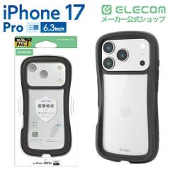 �G���R�� iPhone 17 Pro �P�[�X �n�C�u���b�h �Ռ��z�� ���C�z���Ή����^���X�e�b�J�[�t �X�g���b�v�z�[���t �X�g���b�v�z�[���V�[�g�t G