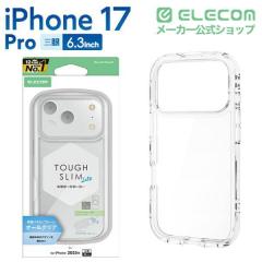 �G���R�� iPhone 17 Pro �P�[�X �n�C�u���b�h �Ռ��z�� �y�� ���^ ���C�z���Ή����^���X�e�b�J�[�t �X�g���b�v�z�[���t �X�g���b�v�z�[��