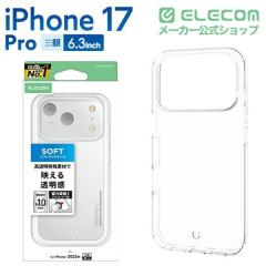 �y�݌ɏ����E���������I�z �G���R�� iPhone 17 Pro �p �\�t�g�P�[�X �N���X�^���N���A ���^���X�e�b�J�[�t iPhone17 Pro �\�t�g �P�[�X 