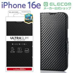 �G���R�� iPhone 16e �P�[�X ���U�[ �J�o�[ �蒠�^ �}�O�l�b�g �t���b�v �Ռ��z�� ���y�� ���^ �X�^���h�@�\�t �J�[�h�P�[�X�@�\�t Ultra
