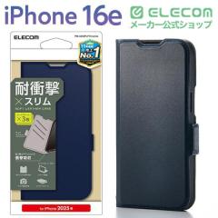 �G���R�� iPhone 16e �P�[�X ���U�[ �J�o�[ �蒠�^ �}�O�l�b�g �t���b�v �Ռ��z�� �X�g���b�v�z�[���t �X�^���h�@�\�t �J�[�h�P�[�X�@�\
