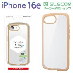 �G���R�� iPhone 16e �P�[�X �n�C�u���b�h �Ռ��z�� �y�� ���^ �w�ʃJ�����ی� ���^���X�e�b�J�[�t �X�g���b�v�z�[���t �d�x5H TOUGH SLI