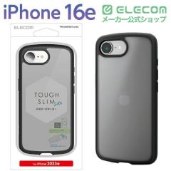 �G���R�� iPhone 16e �P�[�X �n�C�u���b�h �Ռ��z�� �y�� ���^ �w�ʃJ�����ی� ���^���X�e�b�J�[�t �X�g���b�v�z�[���t �d�x5H TOUGH SLI