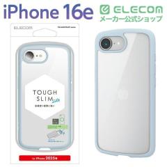 �G���R�� iPhone 16e �P�[�X �n�C�u���b�h �Ռ��z�� �y�� ���^ �w�ʃJ�����ی� ���^���X�e�b�J�[�t �X�g���b�v�z�[���t �d�x5H TOUGH SLI