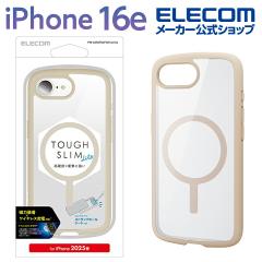 y݌ɏEIz GR iPhone 16e p TOUGH SLIM LITE P[X t[J[ MAGKEEP iPhone16e nCubh P[X Jo