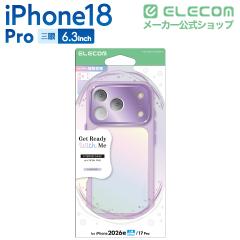 �G���R�� iPhone18 Pro �p �n�C�u���b�h�P�[�X �I�[�����J���[ �Ɍ� �P�[�X �J�o�[ ���x���_�[��PM-A26CHVCAKPU