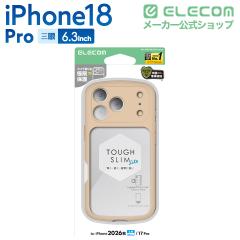 �G���R�� iPhone18 Pro �p TOUGH SLIM LITE �n�C�u���b�h�P�[�X �t���[���J���[ �Ɍ� �P�[�X �J�o�[ �x�[�W����PM-A26CTSLFCKBE