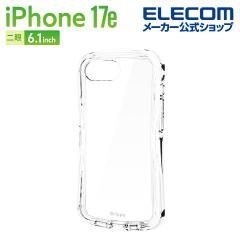 �G���R�� iPhone 17e / 16e �P�[�X �n�C�u���b�h �J�o�[ �Ռ��z�� ���͑����Ή����^���X�e�b�J�[�t �X�g���b�v�z�[���V�[�g�t Grippy �N