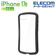 �G���R�� iPhone 17e �p Grippy �n�C�u���b�h�P�[�X �t���[���J���[ ���^���X�e�b�J�[�t iPhone 17e �P�[�X �J�o�[ �u���b�N ��PM-A26SGR