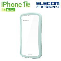 �G���R�� iPhone 17e �p Grippy �n�C�u���b�h�P�[�X �t���[���J���[ ���^���X�e�b�J�[�t iPhone 17e �P�[�X �J�o�[ �u���[ ��PM-A26SGRPF