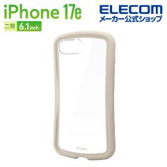 �G���R�� iPhone 17e / 16e �P�[�X �n�C�u���b�h �J�o�[ �Ռ��z�� ���͑����Ή����^���X�e�b�J�[�t �X�g���b�v�z�[���V�[�g�t Grippy �O